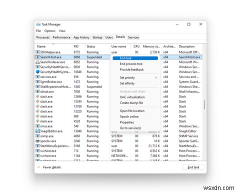 Windows 11에서 Windows 검색 표시줄이 표시되지 않거나 작동하지 않는 문제를 해결하는 8가지 방법 