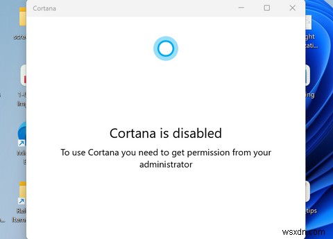 Windows 11에서 Cortana를 활성화 또는 비활성화하는 방법 