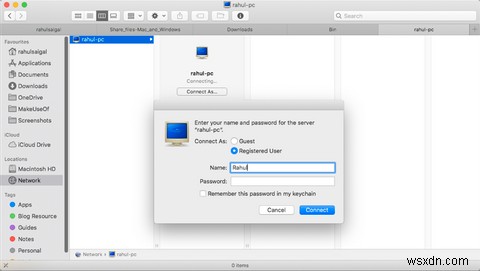 Mac과 Windows 간에 파일을 쉽게 공유하는 방법 