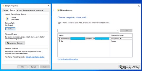 Windows 10에서 네트워크 파일 공유 방법 