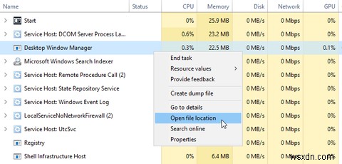 데스크탑 창 관리자(DWM.exe)란 무엇이며 필요합니까? 