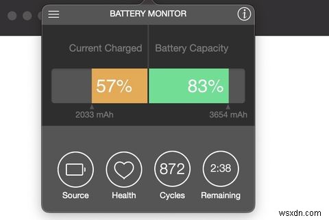 MacBook의 배터리 수명을 모니터링하고 개선하는 6가지 앱 