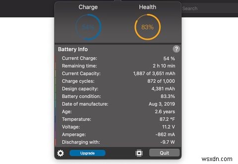 MacBook의 배터리 수명을 모니터링하고 개선하는 6가지 앱 