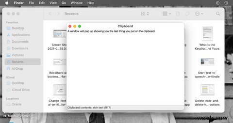 Mac에서 클립보드 기록을 보는 방법 