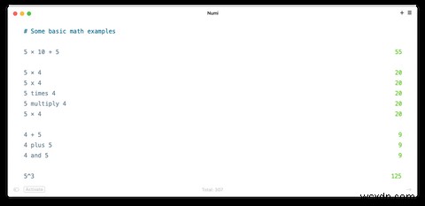 Numi 사용법:Mac용 아름다운 계산기 앱 