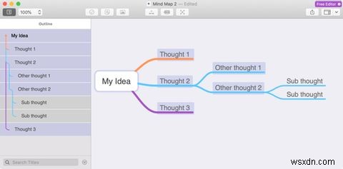 창의력을 발휘할 수 있는 Mac용 무료 마인드 맵 앱 6개 