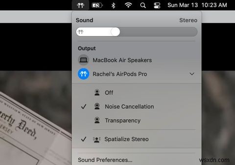 Mac에서 공간 오디오를 듣는 방법 