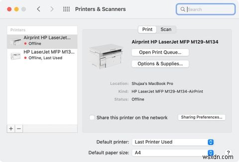 Mac에 프린터를 추가하는 방법 