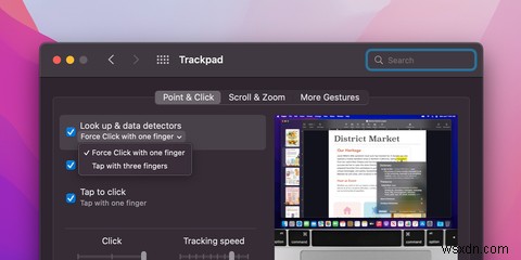 Mac의 트랙패드를 사용자화하는 데 사용할 수 있는 6가지 설정 