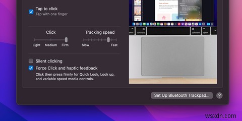 Mac의 트랙패드를 사용자화하는 데 사용할 수 있는 6가지 설정 