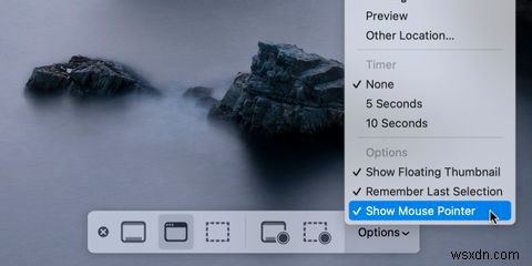 Mac 스크린샷에서 커서를 표시하는 방법 