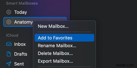 Mac에서 이메일을 정리하는 데 도움이 필요하십니까? 스마트 메일박스를 만들어 보세요 