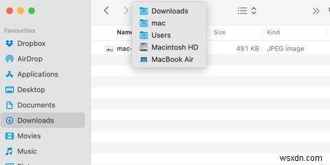 macOS에서 파일 경로를 보는 방법 