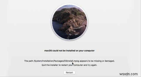 컴퓨터 오류에 macOS를 설치할 수 없는 문제를 해결하는 방법 
