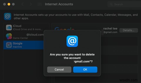 Mac에서 메일에서 로그아웃하는 방법 