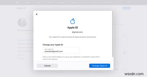 Apple ID 이메일 주소를 변경하는 방법 