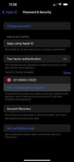 Apple ID의 신뢰할 수 있는 전화번호를 변경하는 방법 