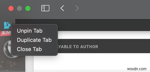 고정 탭을 사용하여 Mac의 Safari에서 사이트에 빠르게 액세스하는 방법 