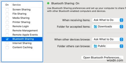 Bluetooth를 사용하여 Mac과 Android 간에 파일을 전송하는 방법 