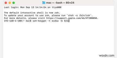 SSH-Keygen을 사용하여 Mac에서 SSH 키를 생성하는 방법 
