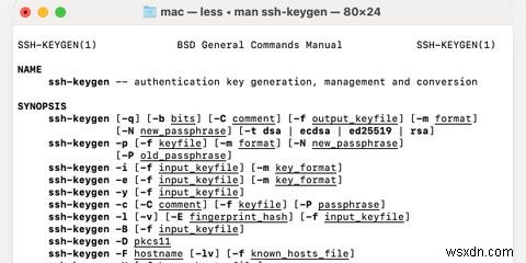 SSH-Keygen을 사용하여 Mac에서 SSH 키를 생성하는 방법 