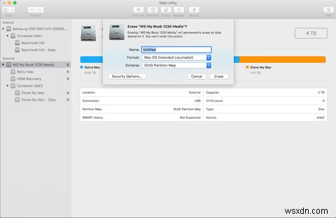 외장 드라이브에 가장 적합한 Mac 파일 시스템은 무엇입니까? 