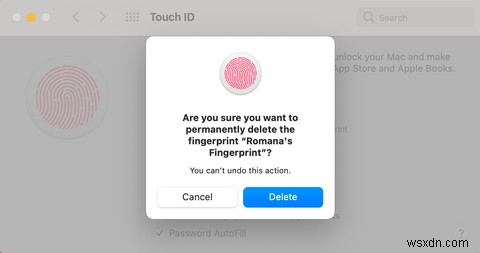 Mac에서 Touch ID를 설정하고 사용하는 방법 