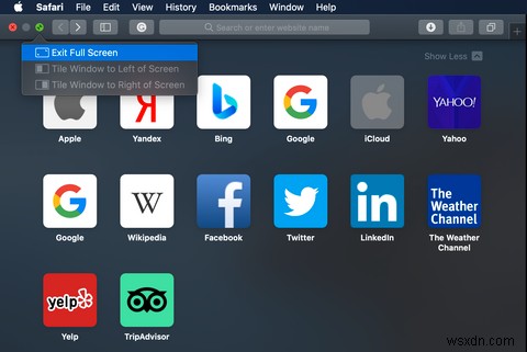 Mac의 Split View에서 두 개의 앱을 나란히 사용하는 방법 