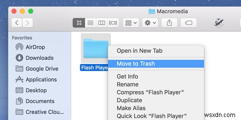 Mac에서 Flash를 제거하는 방법 