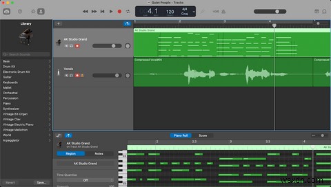 Mac에서 Garageband를 사용하여 한 번에 여러 라이브 트랙을 녹음하는 방법 