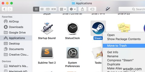 Mac에서 Steam을 제거하는 방법 