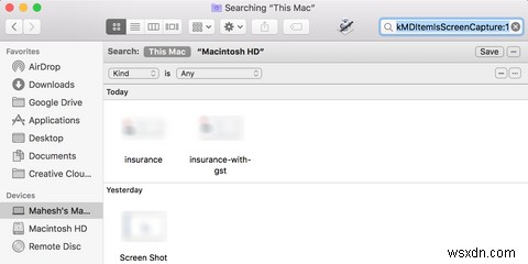 이 빠른 팁으로 모든 Mac 스크린샷 찾기 