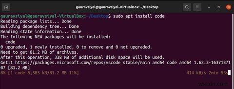 Ubuntu에 Visual Studio Code를 설치하는 방법 