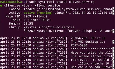 Ubuntu Linux에서 VNC 서버를 설치하고 실행하는 방법 