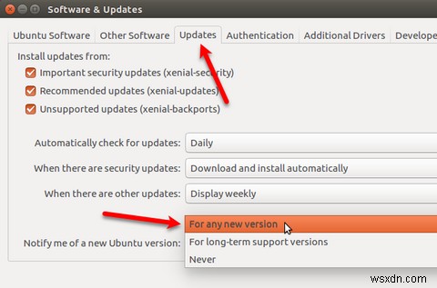 이전 릴리스에서 Ubuntu 17.10으로 업그레이드하는 방법 