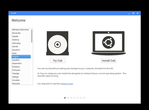 Cub Linux를 사용하여 노트북에서 Chrome OS 복제 