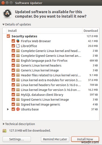 Ubuntu Update Manager로 문제를 해결하는 방법 