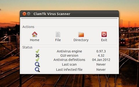 ClamTk [Linux]를 사용하여 시스템 및 이동식 미디어에서 바이러스 검사 