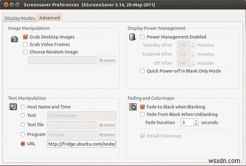 Ubuntu 11.10에서 화면 보호기를 변경하는 방법 