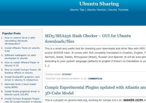 새로운 Ubuntu 개조 및 트릭을 배울 수 있는 6가지 편리한 사이트 