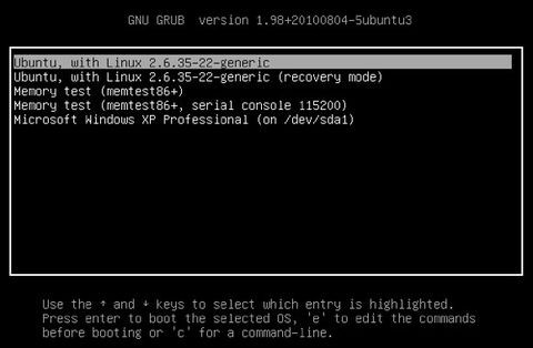 BURG [Ubuntu]를 사용하여 GRUB 부트 로더를 사용자 정의하는 방법 