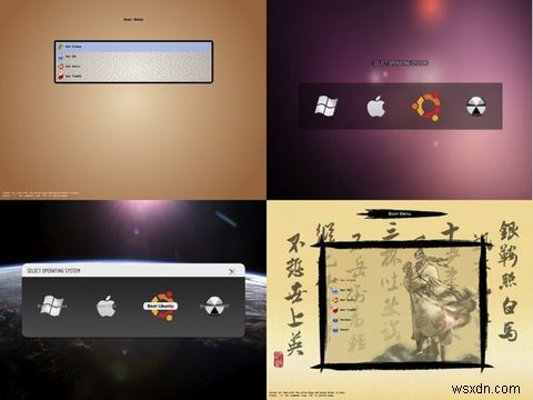 BURG [Ubuntu]를 사용하여 GRUB 부트 로더를 사용자 정의하는 방법 