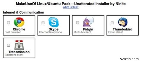 MakeUseOf Linux Pack 2010:올인원 Easy Installer 