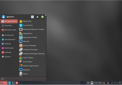 KDE 대 XFCE:두 Linux 데스크탑 환경 비교 