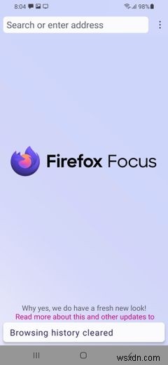 Firefox Focus를 스마트폰 브라우저로 사용해야 하는 8가지 이유