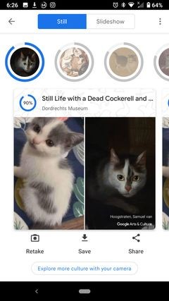 Google의 Arts &Culture 앱으로 유명한 예술 작품에서 반려동물 찾기
