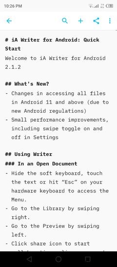 산만함이 없는 Android용 최고의 8가지 텍스트 편집기