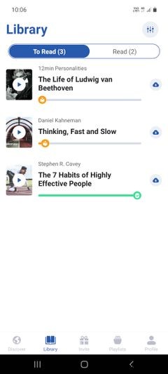Android 및 iPhone을 위한 7가지 최고의 도서 요약 앱