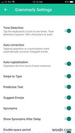 Android용 5가지 최고의 문법 검사기 앱으로 쓰기 능력을 향상시키십시오