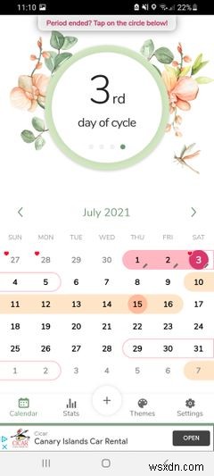 Android용 최고의 무료 생리 기간 추적 앱 8개